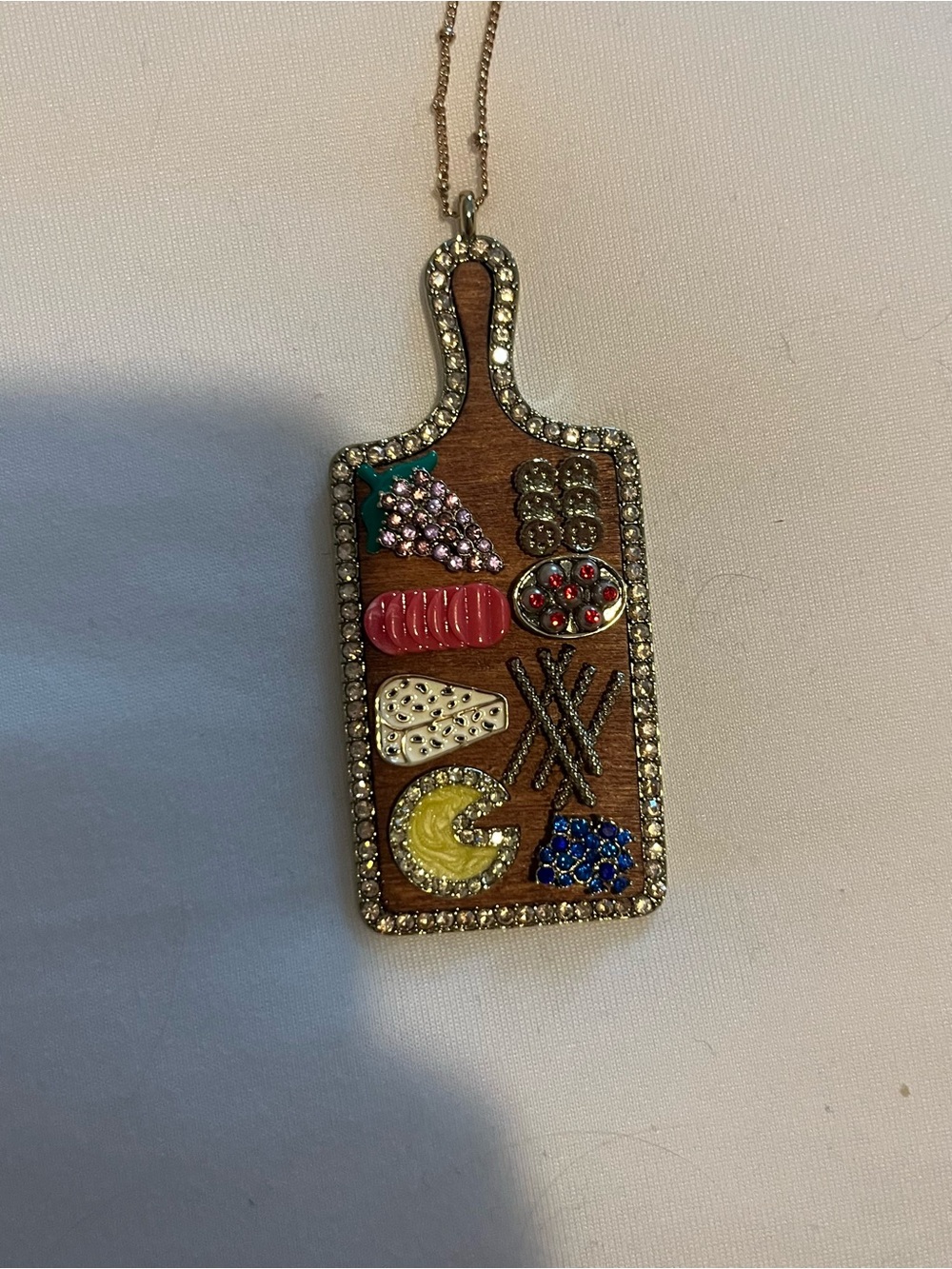 Baublebar Charcuterie Board Pendant Necklace - Gold